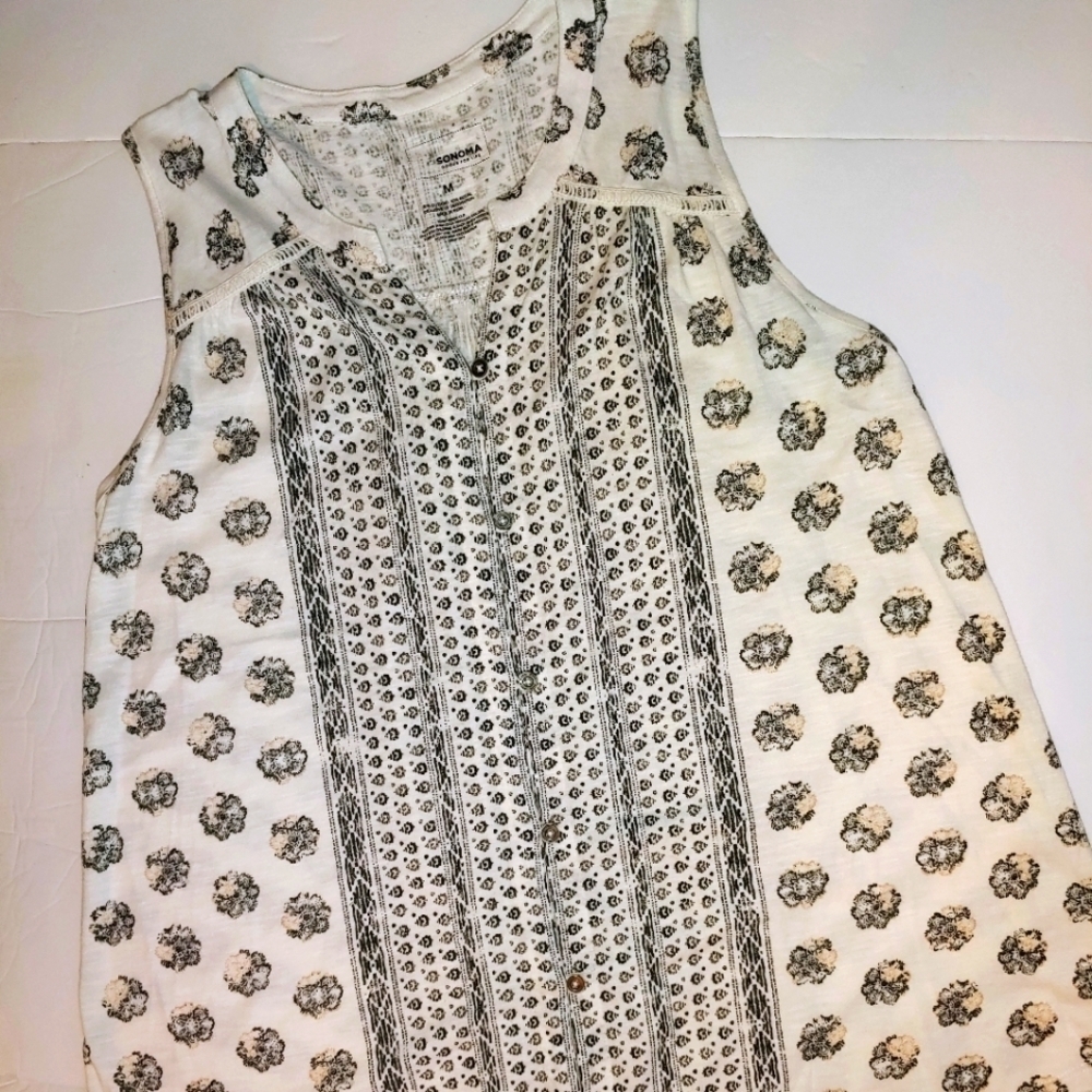 NWT Sonoma Tunic Blouse M